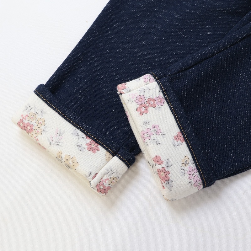 裾折り曲げ裏起毛ロングパンツ【Uzulandウズランド】