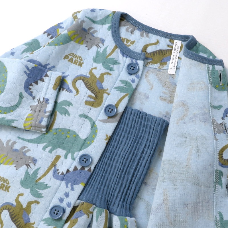 キッズ パジャマ 男の子 上下セット 2点セット 腹巻付 ( 80-130cm )  子供 ベビー セットアップ あったか ソフトキルト 長袖 前開き パンダ 車 くるま 動物 アニマル 春 秋 冬 はらまき 子供服 キルト 赤ちゃん 寝具 ナイトウェア ニットキルト 80 90 95 100 110 120 130