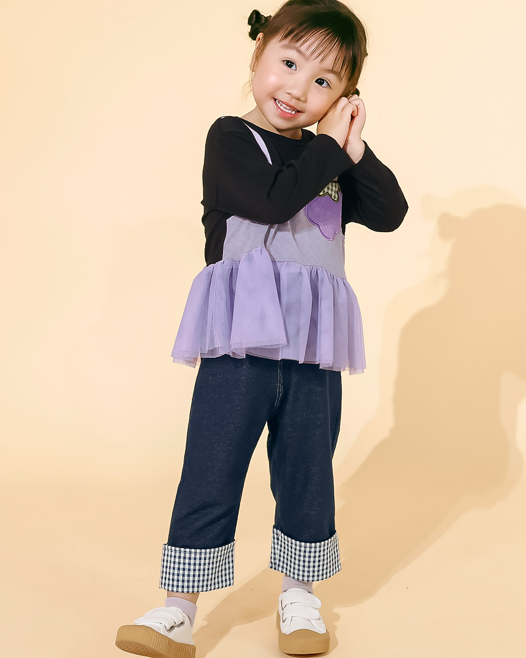 イチゴ/ぶどうのバレルレックパンツ|80-130cm 【 フルーツ天国 】