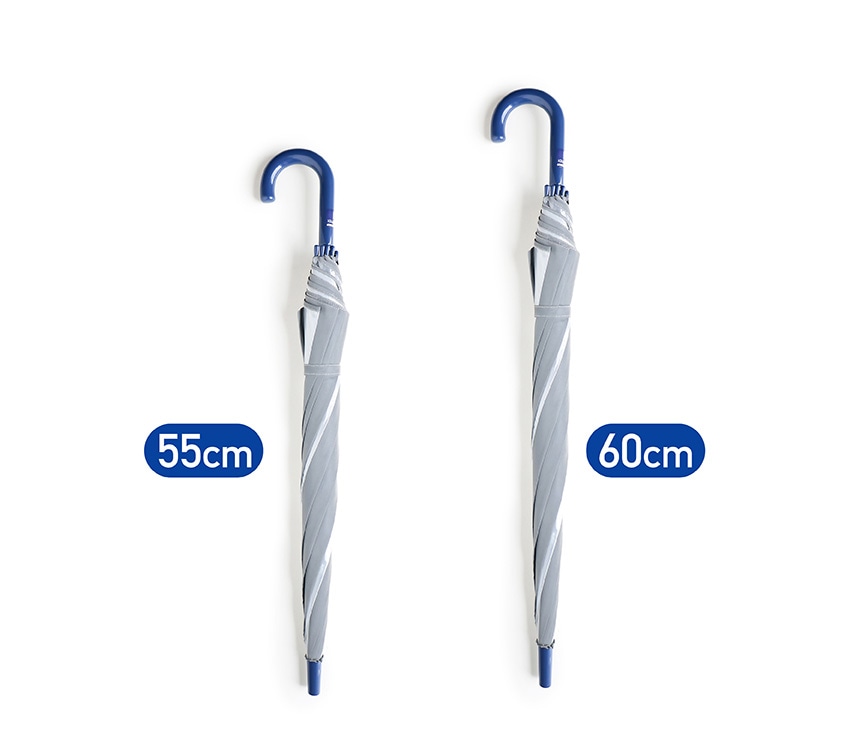 【送料無料】 長傘 ジャンプ傘 晴れ雨兼用 55cm 60cm リフレクター 撥水加工 アンブレラ 雨傘 8本骨 透明窓 反射 【IGUSHI】 熱中症 対策雨 梅雨 通勤 通学 通園 雨具 小学生 学童 グラスファイバー 交通安全 子供 キッズ 大人 メンズ レディース ワンタッチ 登校 丈夫 55 60 GS60000