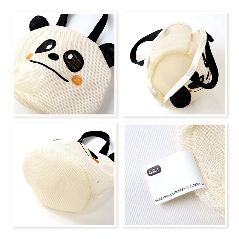 キッズ ハッピーバッグ 福袋 6点セット フリースジャケット ロンT 長袖Tシャツ トレーナー ロングパンツ メッシュバッグ ZOOMIC ズーミック ベビー カットソー 男の子 女の子 ハンバーガー アニマル パンダ くま 80 90 95 100 110 120 130 通園 通学