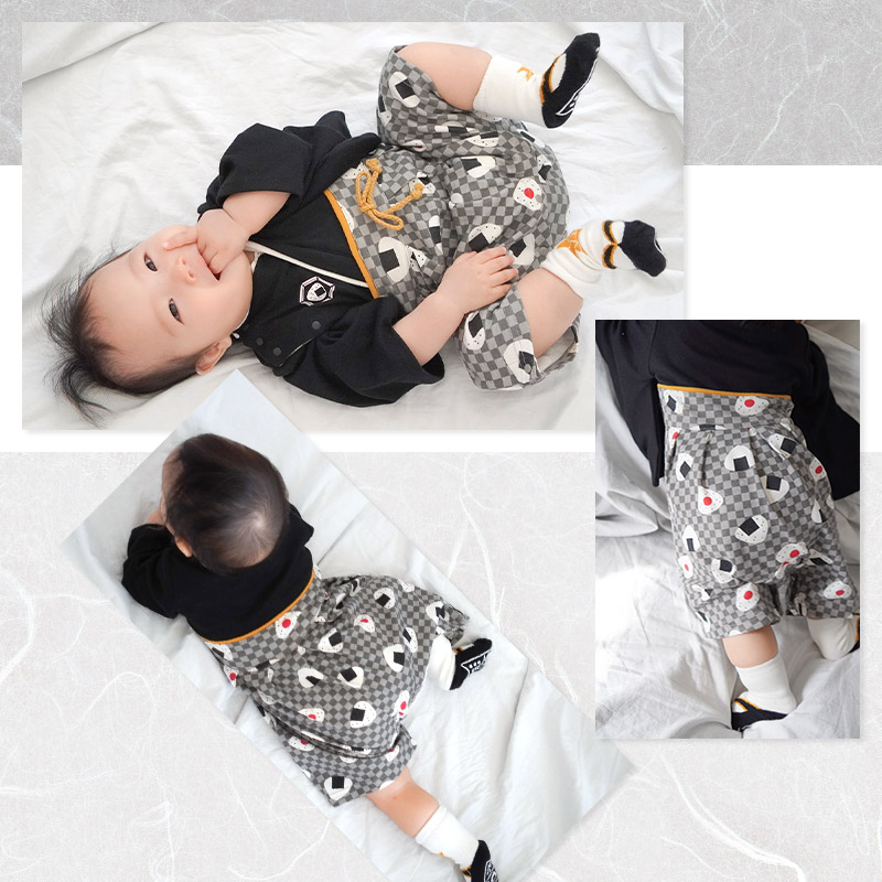 【 送料無料 】 ベビー 袴 ロンパース 男の子 はかまロンパース お食い初め 百日祝い 100日祝い こどもの日 子供の日 端午の節句 初節句 節句 お宮参り 70 80 90 新生児 赤ちゃん 和柄 おにぎり 鯉 モダン 富士山 ベビーウェア カバーオール 出産祝い 記念日 はかま ベビー袴 送料無料