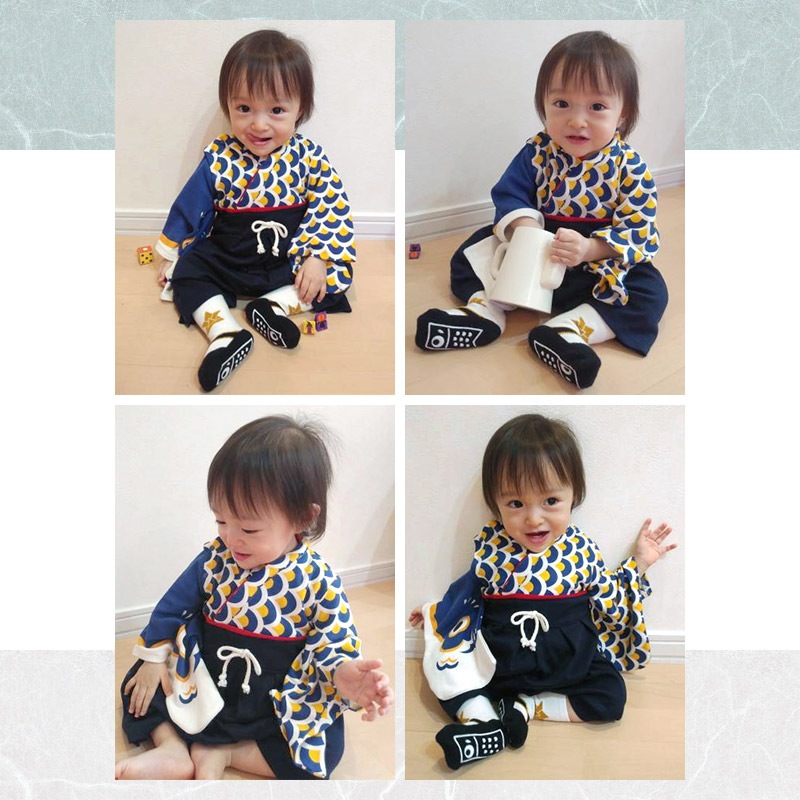 【 送料無料 】 ベビー 袴 ロンパース 男の子 はかまロンパース お食い初め 百日祝い 100日祝い こどもの日 子供の日 端午の節句 初節句 節句 お宮参り 70 80 90 新生児 赤ちゃん 和柄 おにぎり 鯉 モダン 富士山 ベビーウェア カバーオール 出産祝い 記念日 はかま ベビー袴 送料無料