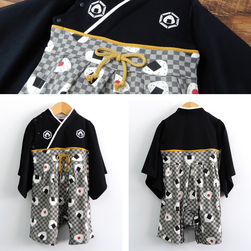 【 送料無料 】 ベビー 袴 ロンパース 男の子 はかまロンパース お食い初め 百日祝い 100日祝い こどもの日 子供の日 端午の節句 初節句 節句 お宮参り 70 80 90 新生児 赤ちゃん 和柄 おにぎり 鯉 モダン 富士山 ベビーウェア カバーオール 出産祝い 記念日 はかま ベビー袴 送料無料