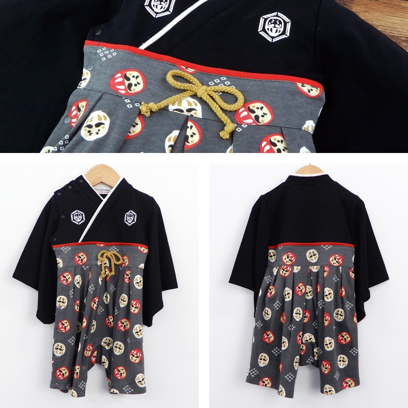 【 送料無料 】 ベビー 袴 ロンパース 男の子 はかまロンパース お食い初め 百日祝い 100日祝い こどもの日 子供の日 端午の節句 初節句 節句 お宮参り 70 80 90 新生児 赤ちゃん 和柄 おにぎり 鯉 モダン 富士山 ベビーウェア カバーオール 出産祝い 記念日 はかま ベビー袴 送料無料