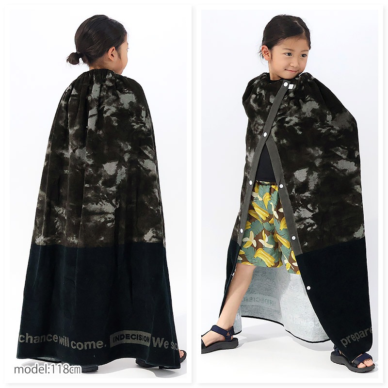 【送料無料】 ラップタオル 100cm 大人用 子供用 キッズ 100cm x 120cm 綿100％ ネームタグ付 スイミング 海水浴 夏 水遊び 日焼け対策 巻きタオル プールタオル 女の子 男の子 お風呂 温泉 タイダイ スター アウトドア キャンプ ジム サウナ 男女兼用 ユニセックス