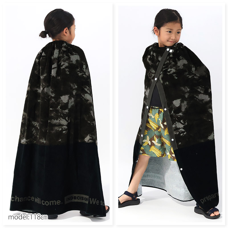 【送料無料】 ラップタオル 100cm 大人用 子供用 キッズ 100cm x 120cm 綿100％ ネームタグ付 スイミング 海水浴 夏 水遊び 日焼け対策 巻きタオル プールタオル 女の子 男の子 お風呂 温泉 タイダイ スター アウトドア キャンプ ジム サウナ 男女兼用 ユニセックス