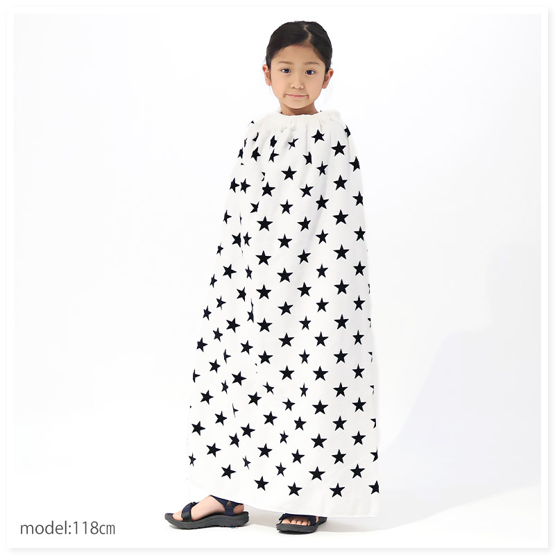 【送料無料】 ラップタオル 100cm 大人用 子供用 キッズ 100cm x 120cm 綿100％ ネームタグ付 スイミング 海水浴 夏 水遊び 日焼け対策 巻きタオル プールタオル 女の子 男の子 お風呂 温泉 タイダイ スター アウトドア キャンプ ジム サウナ 男女兼用 ユニセックス