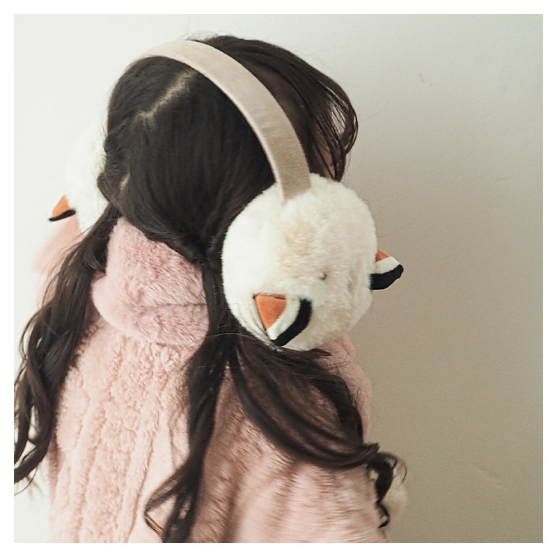 キッズ イヤマフ イヤーマフラー ファー 耳当て 耳あて 女の子