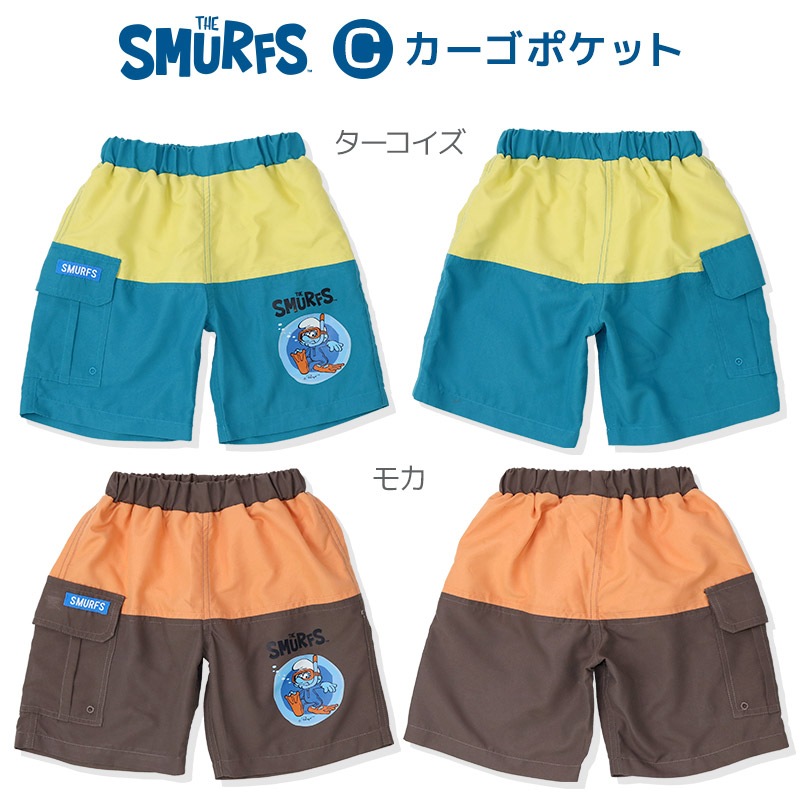 UVカット SMURFS サーフパンツ｜100-130cm