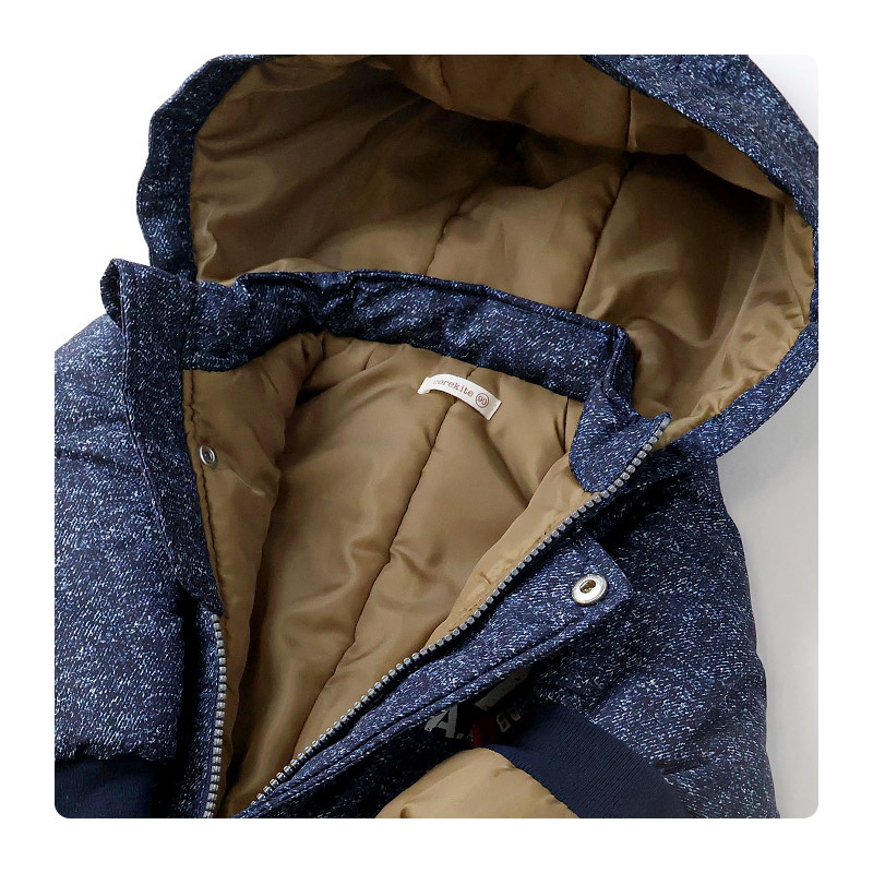 キッズ ベビー ジャンプスーツ 男の子 中綿入り 防寒 保温 撥水加工 ( 80-120cm )【 GrinLab グリンラボ 】 フード アウター ジャケット スノーウェア スキーウェア スノーコンビ つなぎ 雪遊び 外遊び 冬 恐竜 ダイナソー 女の子 80cm 90cm 95cm 100cm 110cm 120cm