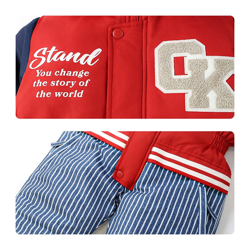 キッズ ベビー ジャンプスーツ 男の子 中綿入り 防寒 保温 撥水加工 ( 80-120cm )【 GrinLab グリンラボ 】 フード アウター ジャケット スノーウェア スキーウェア スノーコンビ つなぎ 雪遊び 外遊び 冬 恐竜 ダイナソー 女の子 80cm 90cm 95cm 100cm 110cm 120cm