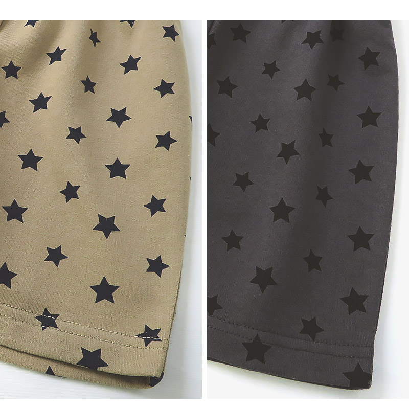 キッズ ハーフパンツ ボトムス 男の子 女の子 ミニ裏毛 ( 80-130cm ) ベビー服 夏服 総ゴム ポケット ベビーウェア 子供服 半ズボン お着替えパンツ ユニセックス 保育園 幼稚園 着替え用 お出かけ ショーツ 短パン 星 ライン ドット イチゴ いちご 苺 ハート フリル 80cm 90cm 95cm 100cm 110cm 120cm 130cm