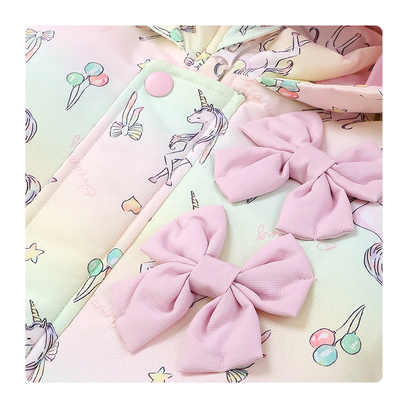 キッズ ベビー ジャンプスーツ 女の子 中綿入り 防寒 保温 撥水加工 ( 80-120cm )【 UZULAND ウズランド 】 フード アウター ジャケット スノーウェア スキーウェア スノーコンビ つなぎ 雪遊び 外遊び 冬 苺 いちご イチゴ 花 フラワー 80cm 90cm 95cm 100cm 110cm 120cm