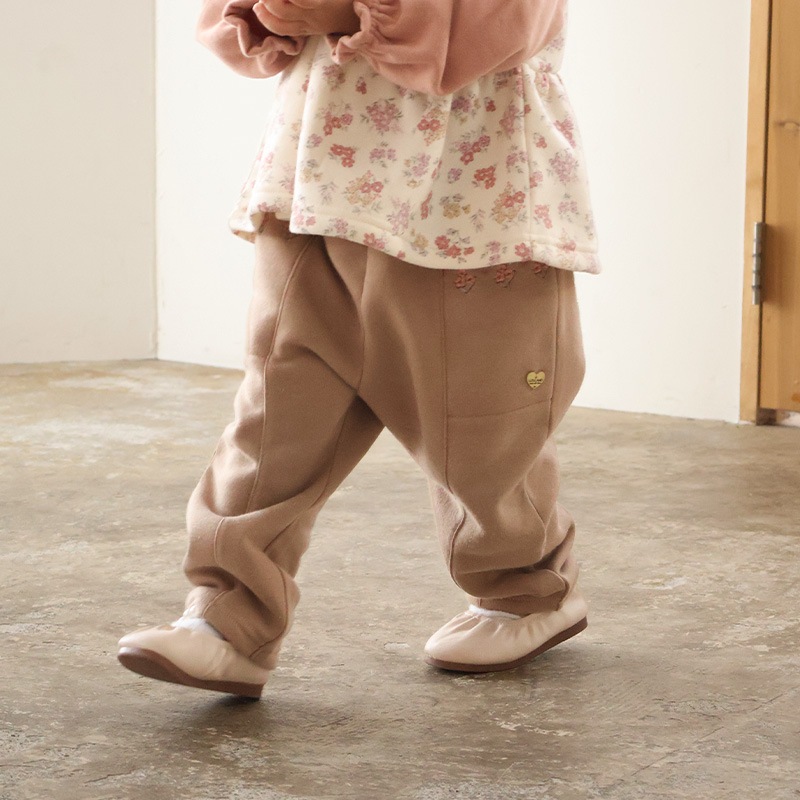 花刺繍ポケットロングパンツ【Uzulandウズランド】