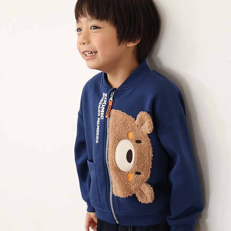 アニマルボアジップパーカー【ZOOMICズーミック】