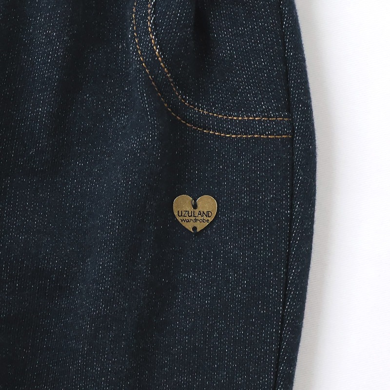 小花柄ロールアップ7分丈パンツ【Uzulandウズランド】