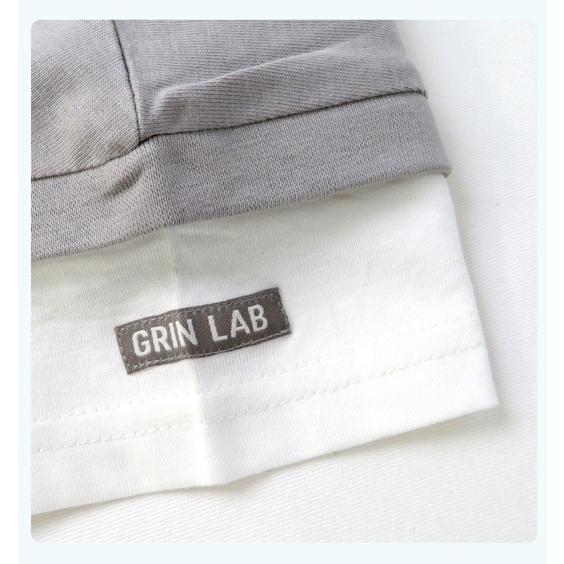 キッズ Tシャツ 子供服 半袖 男の子 トップス プリント デザイン Ｔシャツ ( 80-130cm ) 【 GrinLab グリンラボ 】重ね着風 レイヤード 切替 バックプリント ベビー ボーイズ 夏服 カジュアル 80cm 90cm 95cm 100cm 110cm 120cm 130cm