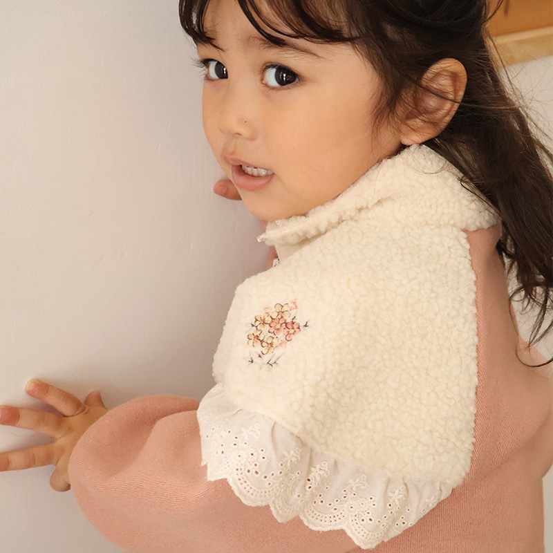 花刺繍ボアフリース切替ジャケット【Uzulandウズランド】