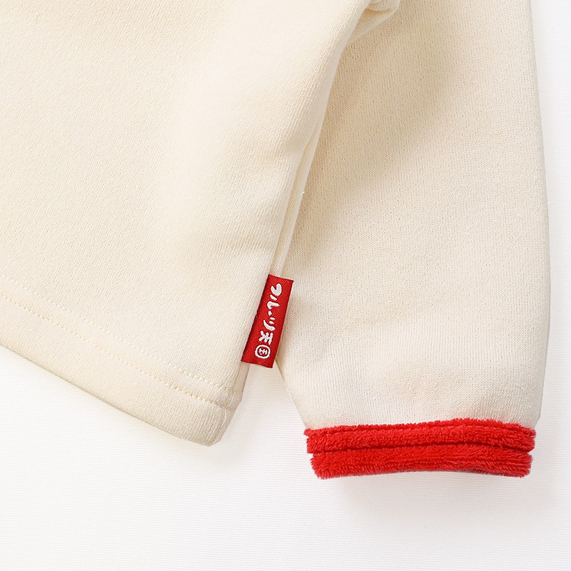 キッズ スウェットトレーナー 長袖 裏起毛 起毛あり フルーツ 立体ポケット ベビー トップス 男の子 女の子【フルーツ天国】 苺 いちご イチゴ バナナ くだもの 果物 可愛い かわいい お揃い ペア カットソー 起毛トリコット 暖かい 防寒 80 90 95 100 110 120 130