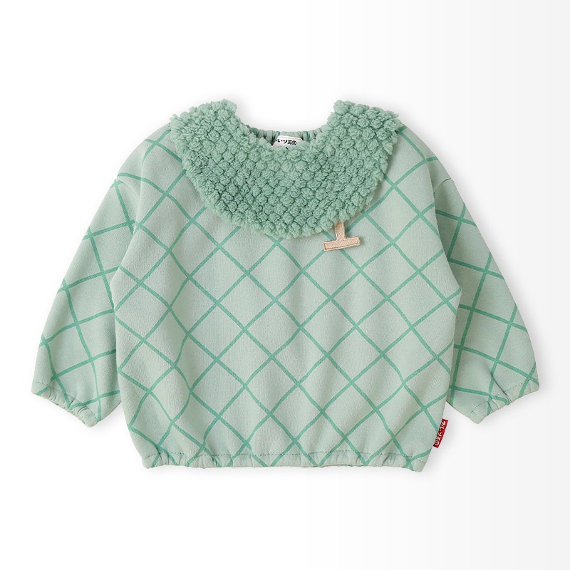 キッズ スウェットトレーナー 長袖 裏起毛 起毛あり フルーツ 襟付き 総柄 ベビー トップス 男の子 女の子【フルーツ天国】 林檎 リンゴ りんご メロン くだもの 果物 かわいい お揃い ペア カットソー 起毛トリコット フリース 暖かい 防寒 80 90 95 100 110 120 130