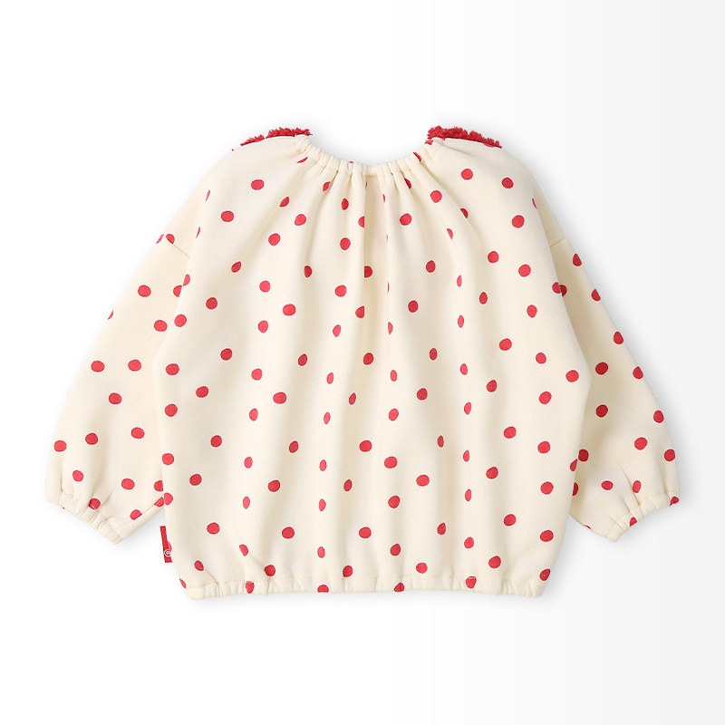 キッズ スウェットトレーナー 長袖 裏起毛 起毛あり フルーツ 襟付き 総柄 ベビー トップス 男の子 女の子【フルーツ天国】 林檎 リンゴ りんご メロン くだもの 果物 かわいい お揃い ペア カットソー 起毛トリコット フリース 暖かい 防寒 80 90 95 100 110 120 130