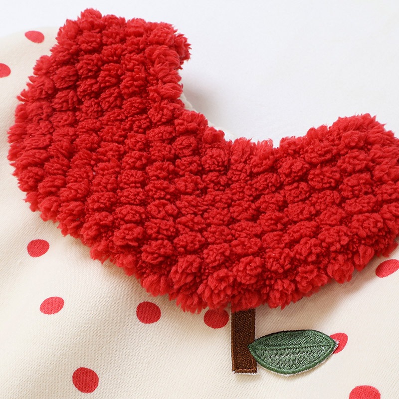 キッズ スウェットトレーナー 長袖 裏起毛 起毛あり フルーツ 襟付き 総柄 ベビー トップス 男の子 女の子【フルーツ天国】 林檎 リンゴ りんご メロン くだもの 果物 かわいい お揃い ペア カットソー 起毛トリコット フリース 暖かい 防寒 80 90 95 100 110 120 130