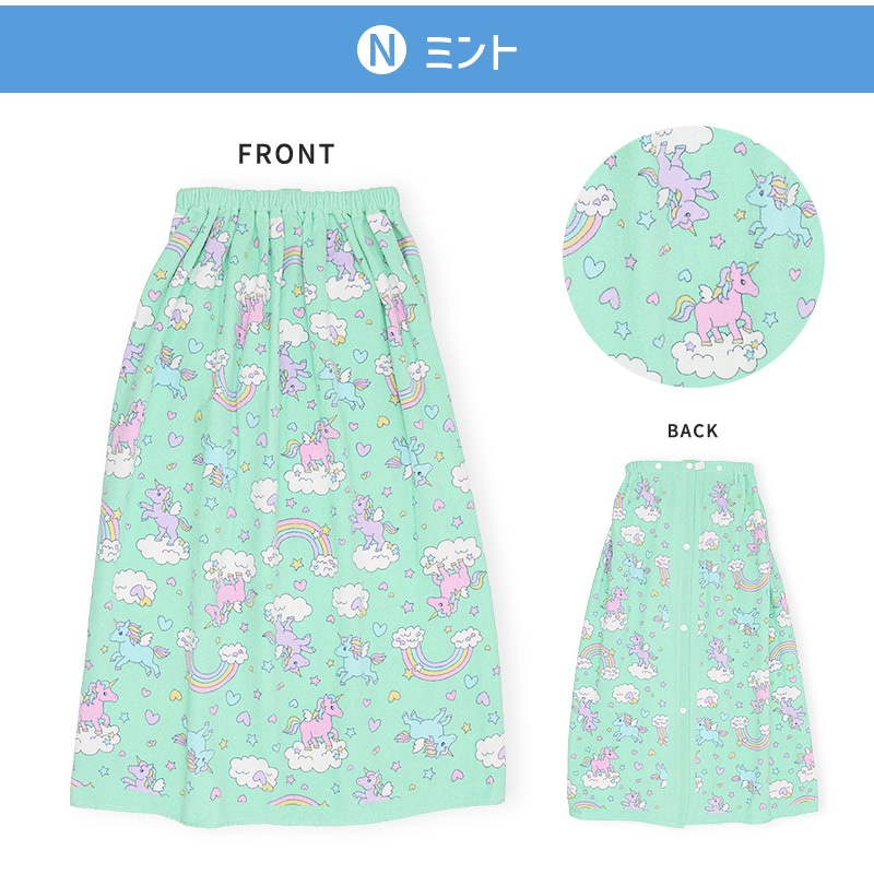 【 送料無料 】 ラップタオル 女の子 80cm 綿100％ ネームタグ付 巻きタオル まきタオル 水着用品 プールタオル ユニコーン ドルフィン イルカ ハート レモン アニマル フルーツ スイカ キッズ 子供 着替え お風呂 スイミング 海水浴 夏 水遊び お名前タグ 可愛い