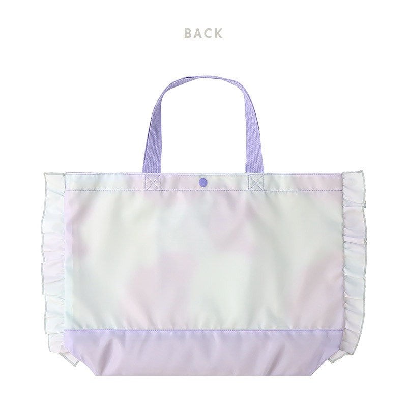 フリルリボンのマチあり撥水レッスンバッグ【GrinLabグリンラボ】