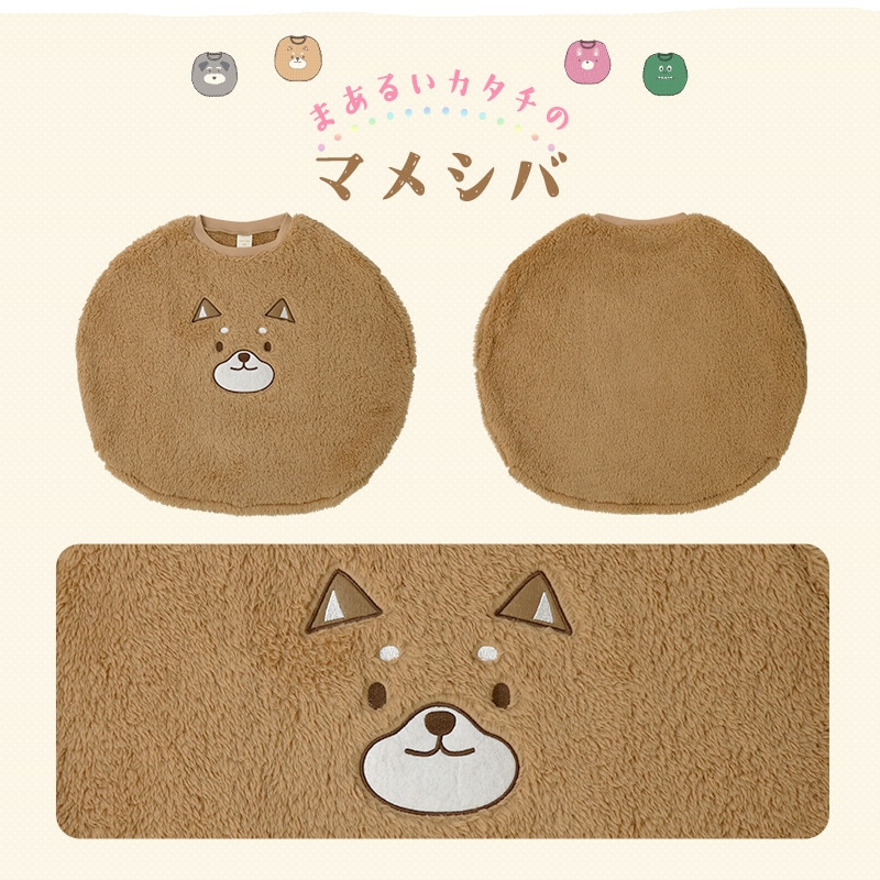 スリーパー キッズ フリース 丸型 ふわふわ かぶり マイクロフリース ベスト 男の子 女の子 あったか おくるみ ( 110-130cm )【 GrinLab グリンラボ 】 恐竜 ダイナソー 犬 いぬ うさぎ ウサギ 兎 柴犬 動物 アニマル ボア 保温 秋 冬 ルームウェア パジャマ 寝巻 寝間着