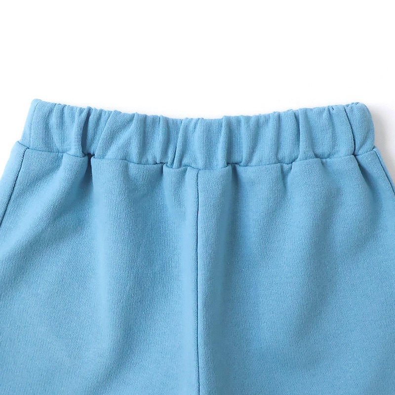 キッズ 5分丈パンツ ハーフパンツ 女の子 イージーパンツ 【GrinLab グリンラボ】 ベビー ストレッチ ズボン ボトムス 短パン 涼しい ミニ裏毛 ハート型 ポケット かわいい 可愛い ブルー ラベンダー 伸縮 ウエストゴム 女児 80 90 95 100 110 120 130