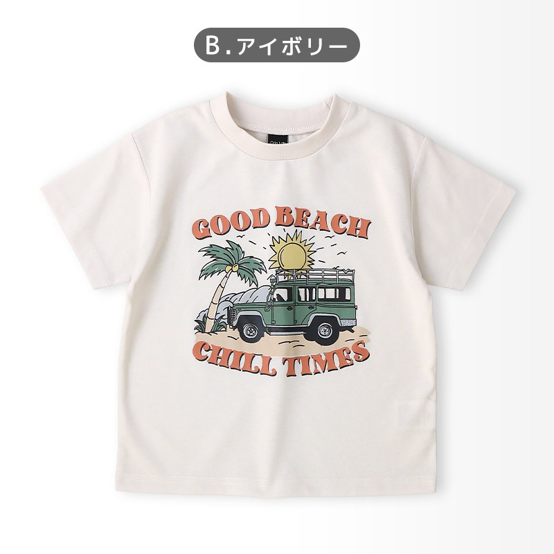 キッズ Tシャツ 半袖 男の子 プリント 半袖 Ｔシャツ 【GrinLab グリンラボ】 ベビー トップス カットソー ティーシャツ 天竺 デザイン 涼しい プチプラ 自動車 パトカー 車 くるま 恐竜 ダイナソー 動物 アニマル ロゴ 小学生 幼稚園 保育園 通園 通学 90 100 110 120