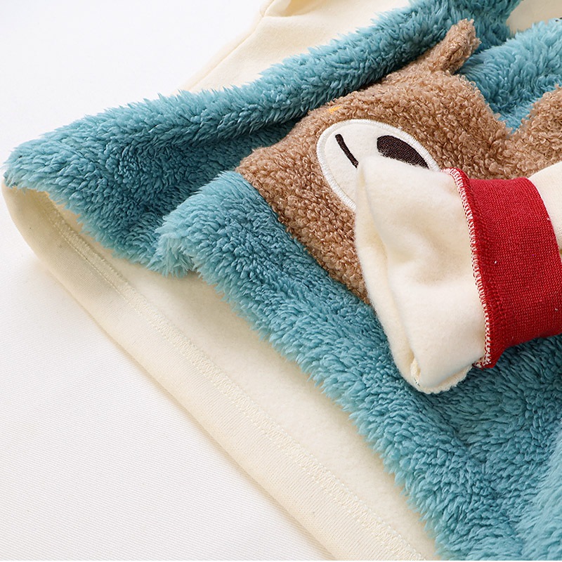 アニマルポケット付きオーバーオール風トレーナー【ZOOMICズーミック】