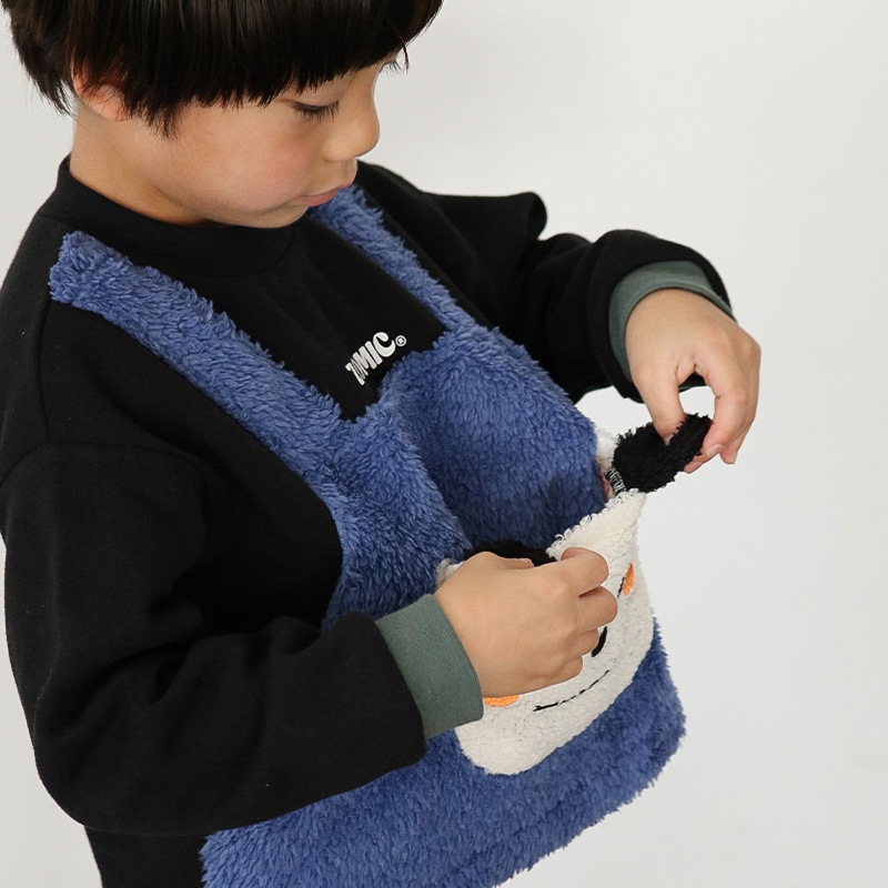 アニマルポケット付きオーバーオール風トレーナー【ZOOMICズーミック】