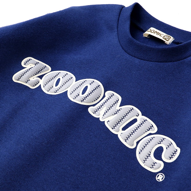 袖アニマル発砲ロゴプリントトレーナー【ZOOMICズーミック】