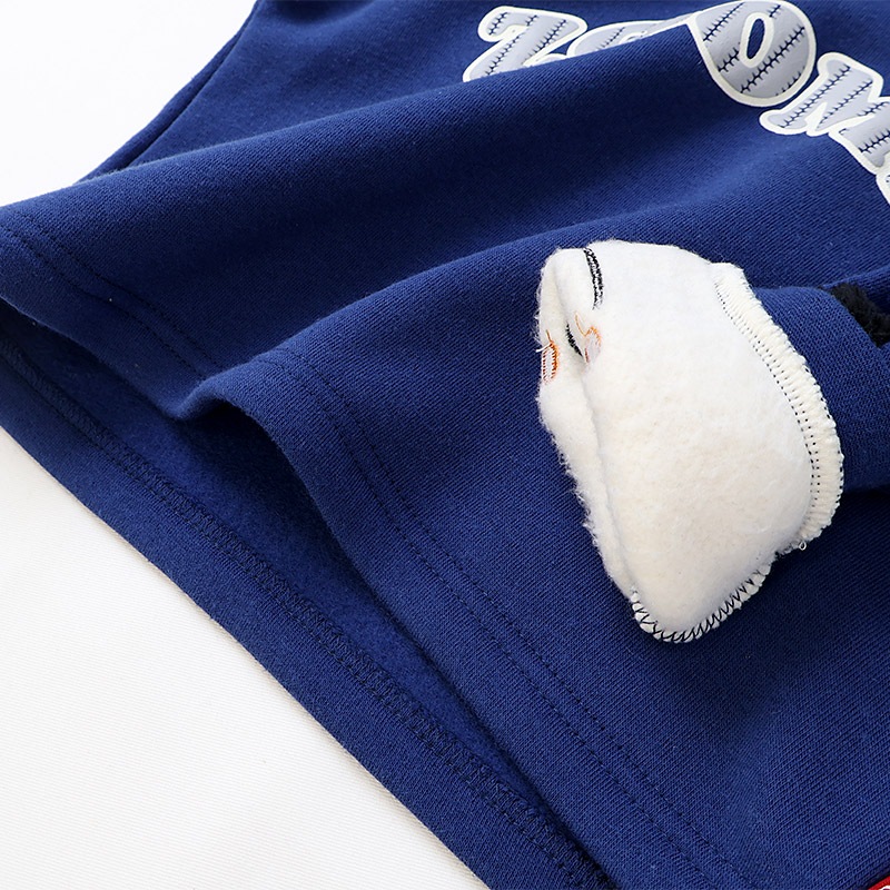 袖アニマル発砲ロゴプリントトレーナー【ZOOMICズーミック】