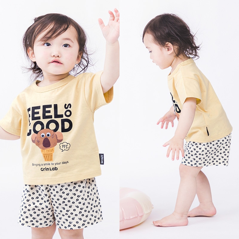 キッズ ボトムス 女の子 ショートパンツ 花 ドット ポケット