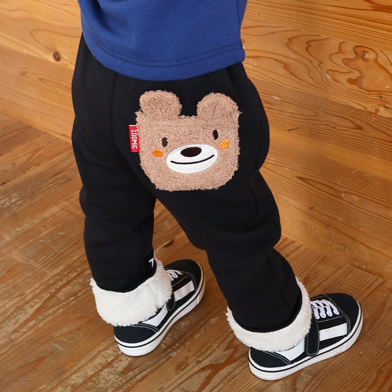 モコモコ折り返しアニマルポケットパンツ【ZOOMICズーミック】