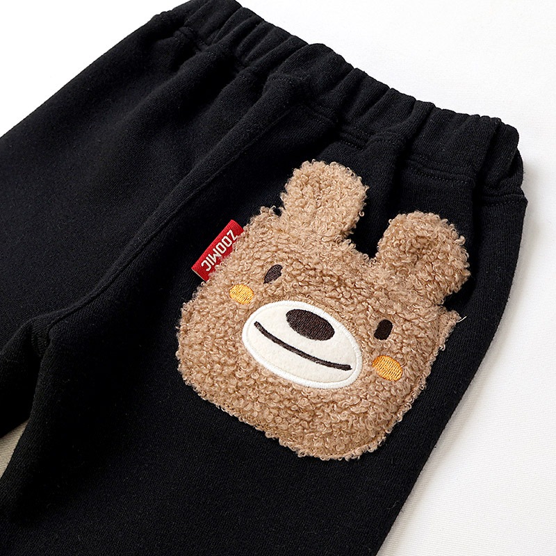 モコモコ折り返しアニマルポケットパンツ【ZOOMICズーミック】