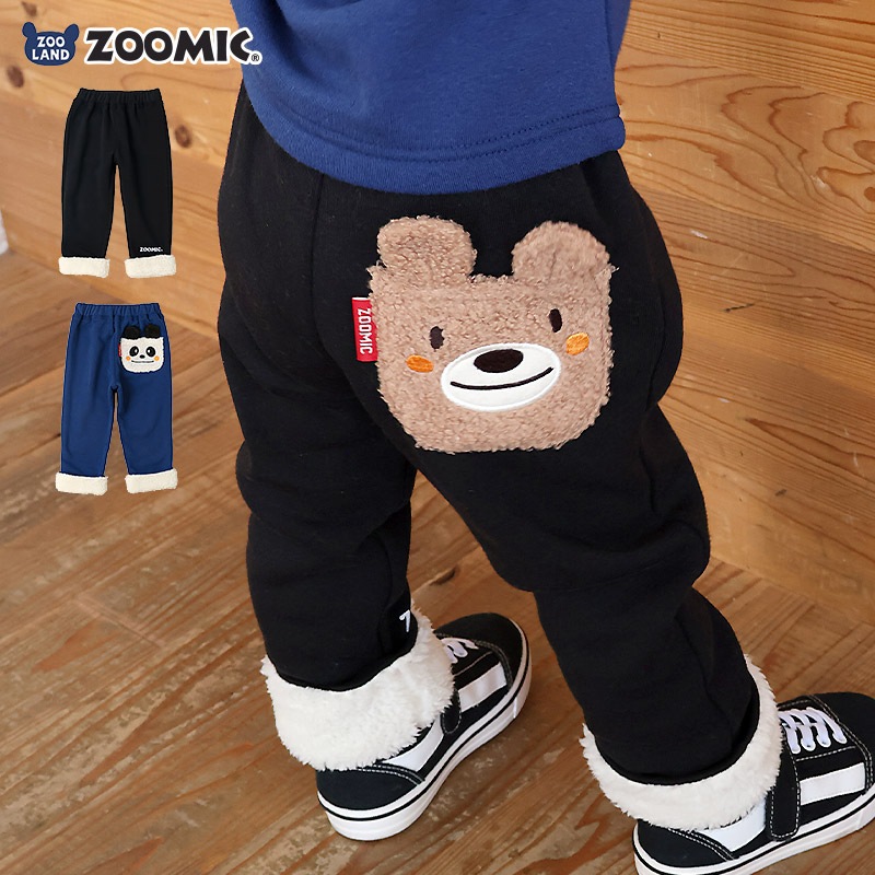 モコモコ折り返しアニマルポケットパンツ【ZOOMICズーミック】