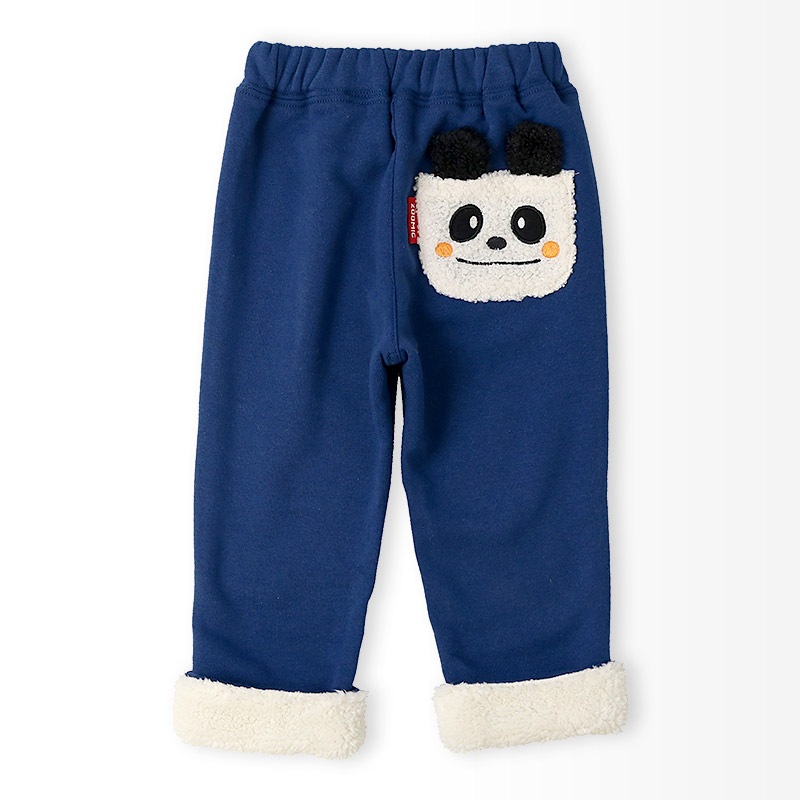 モコモコ折り返しアニマルポケットパンツ【ZOOMICズーミック】