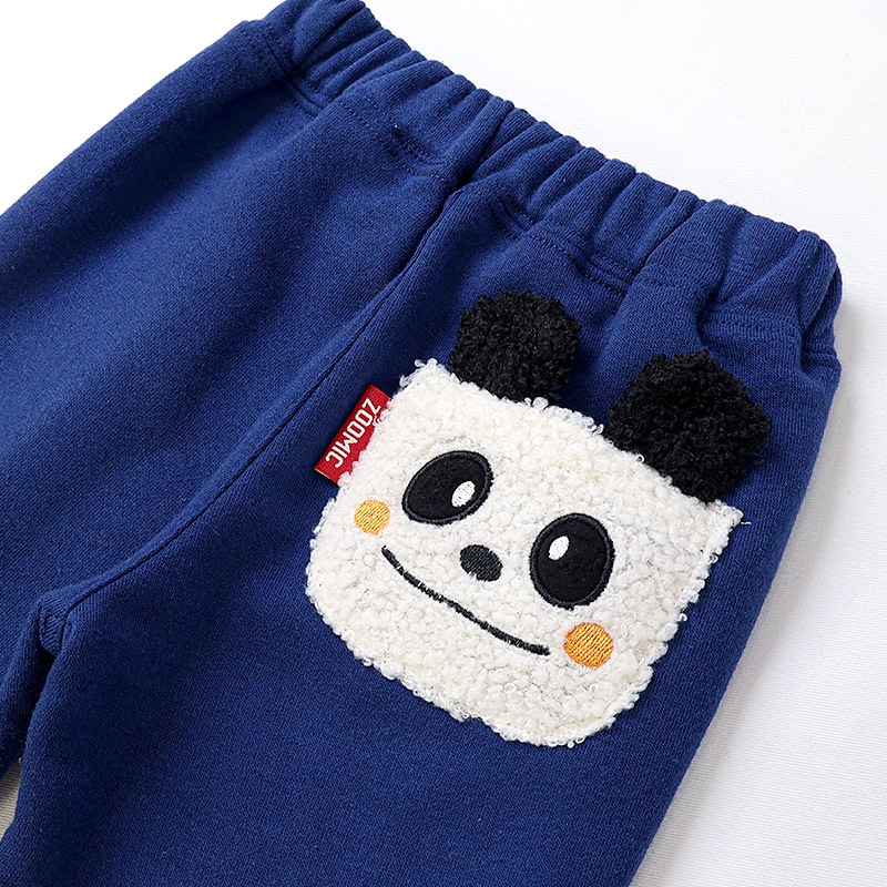 モコモコ折り返しアニマルポケットパンツ【ZOOMICズーミック】