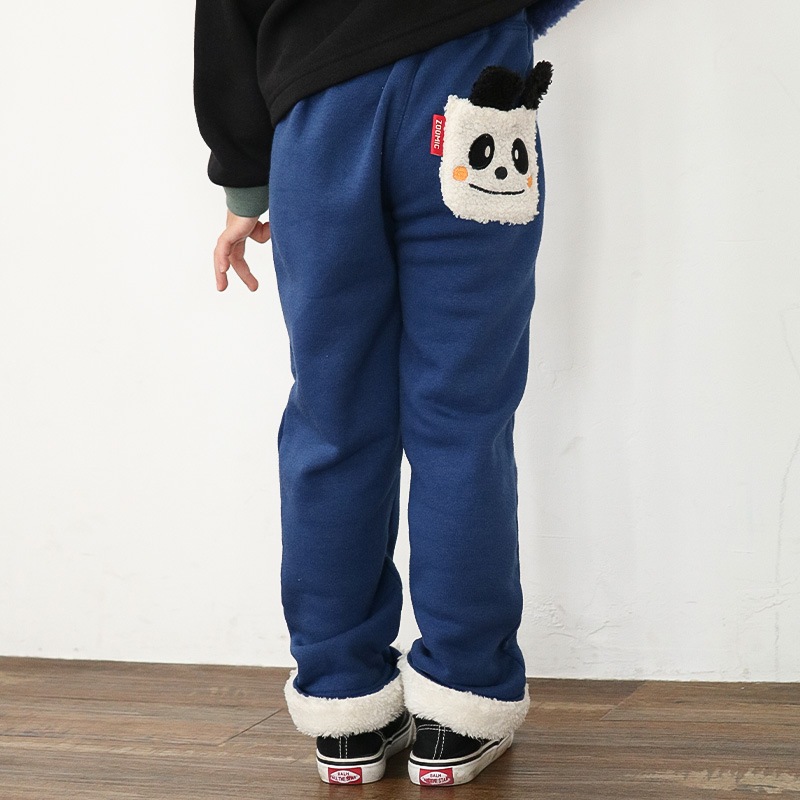 モコモコ折り返しアニマルポケットパンツ【ZOOMICズーミック】