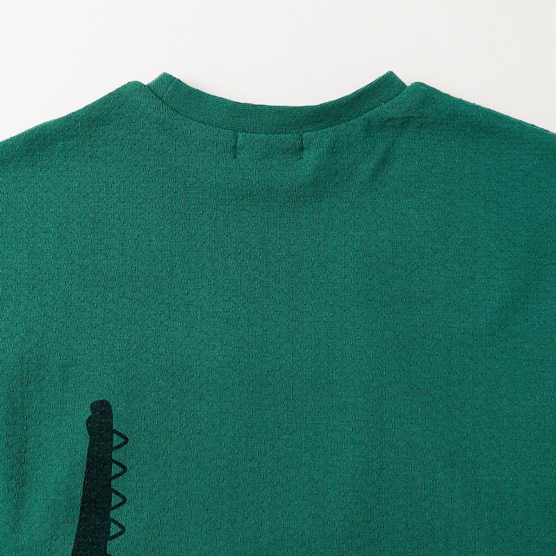 ワニさんモチーフ切替Tシャツ【ZOOMICズーミック】