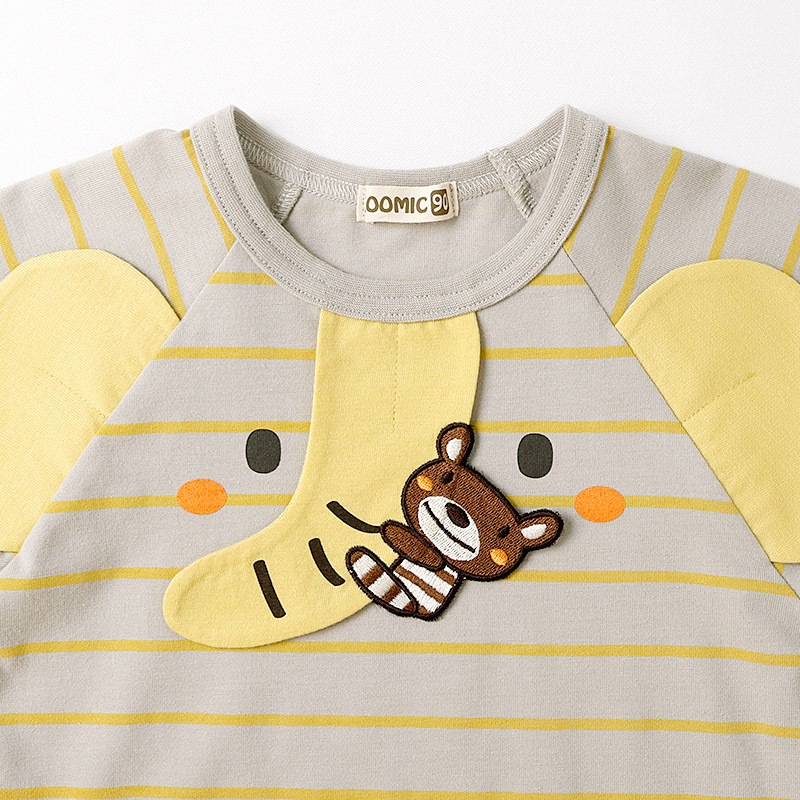 ゾウさんモチーフTシャツ【ZOOMICズーミック】