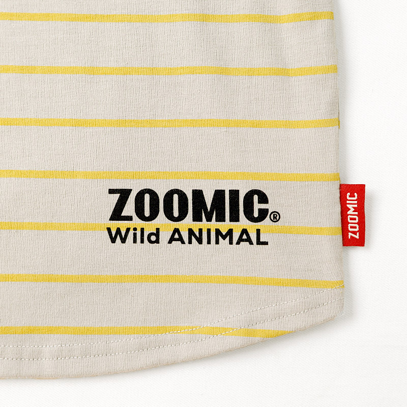 ゾウさんモチーフTシャツ【ZOOMICズーミック】