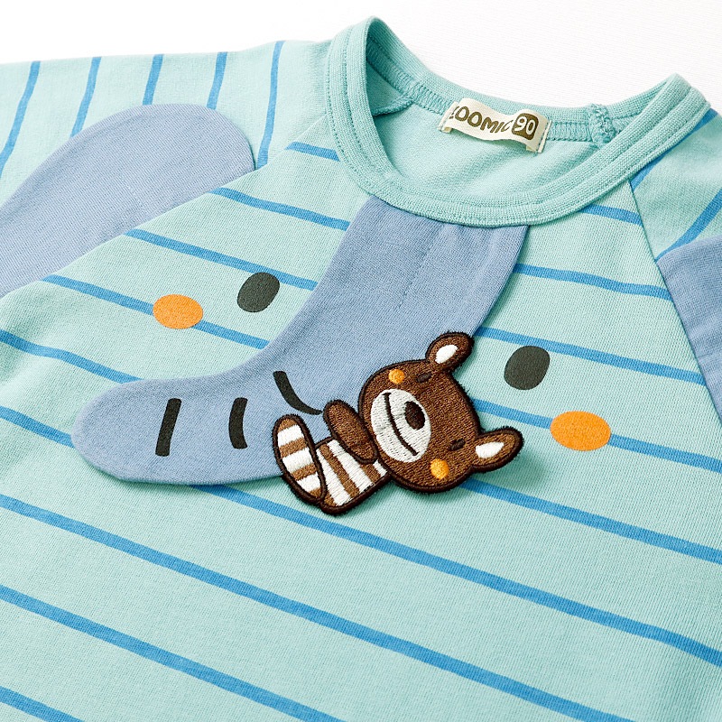 ゾウさんモチーフTシャツ【ZOOMICズーミック】