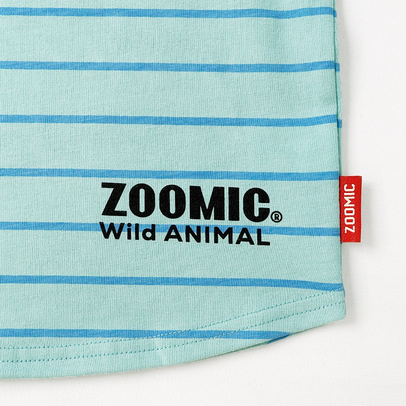 ゾウさんモチーフTシャツ【ZOOMICズーミック】