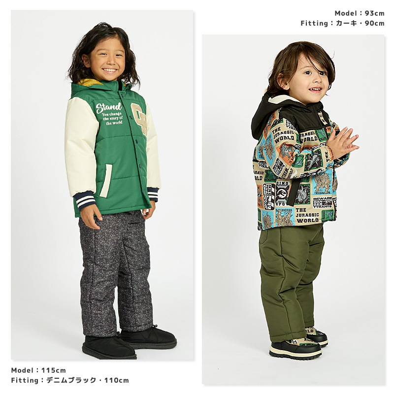 キッズ ベビー 中綿パンツ 撥水加工 男の子 女の子 スノーパンツ ウォームパンツ アニマル 動物 くま パンダ 花柄 チェック 無地 デニム 総柄 防寒 防風 雪除け 保温 ボトムス スキーパンツ 長ズボン スノーウェア スキーウェア 雪遊び 外遊び 80 90 95 100 110 120 130