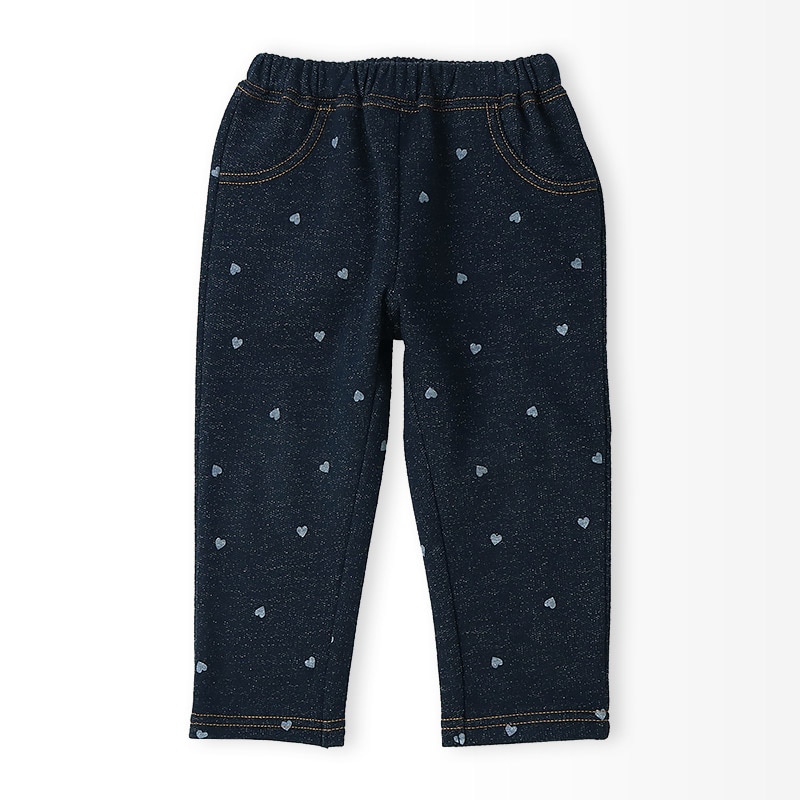 ハート総柄ロングパンツ【Uzulandウズランド】